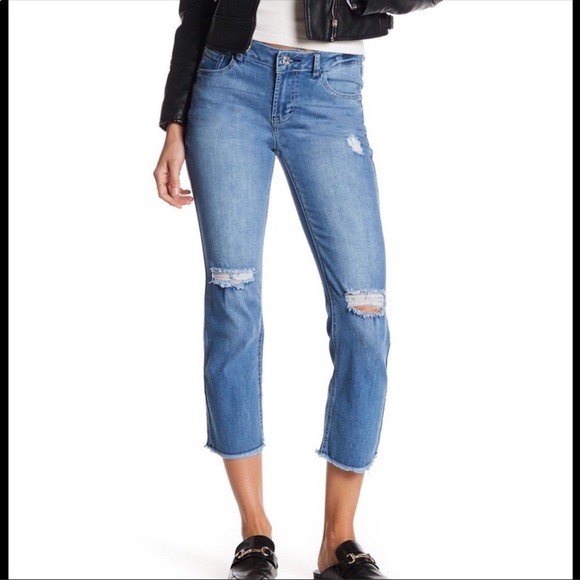 kensie cropped jeans
